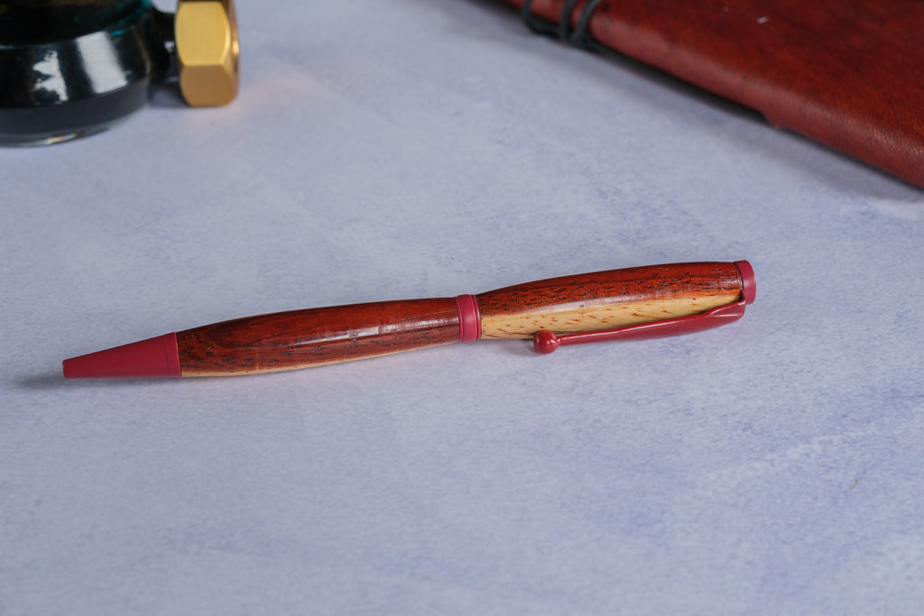 Padoek rood metaal - ballpoint pen