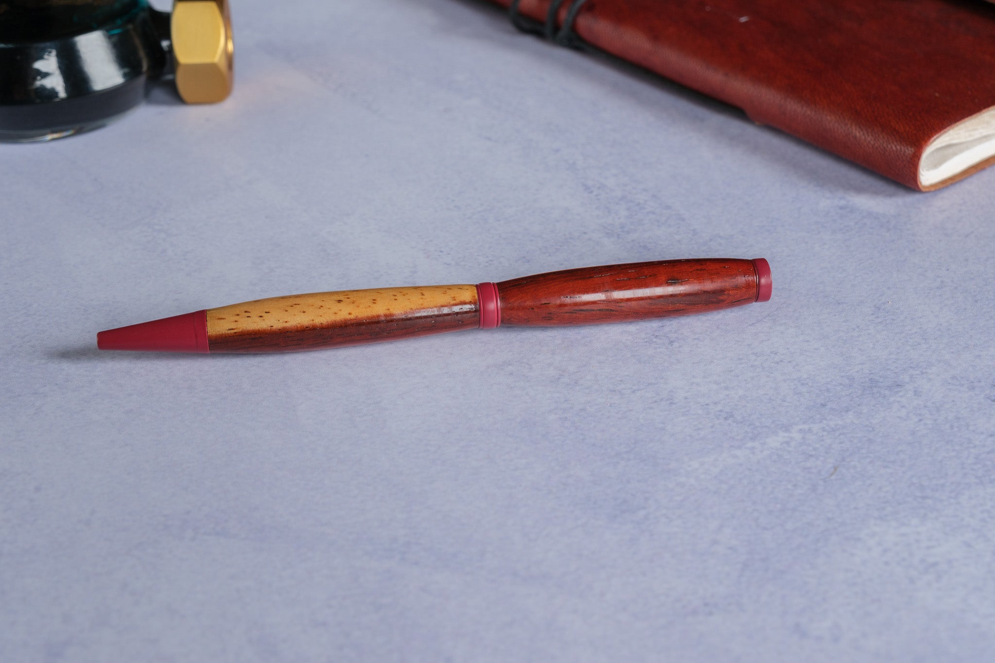 Padoek rood metaal - ballpoint pen