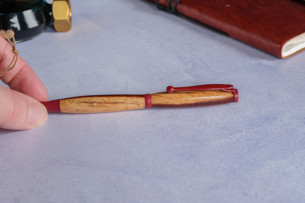 Padoek rood metaal - ballpoint pen