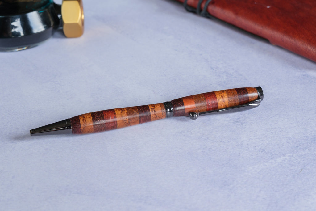 Combinatie hout - ballpoint pen