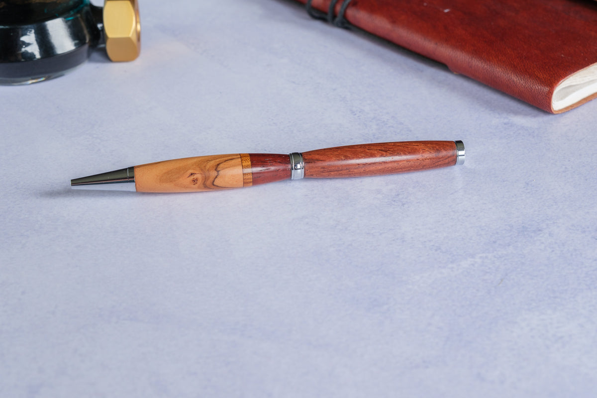 Combinatie hout - ballpoint pen